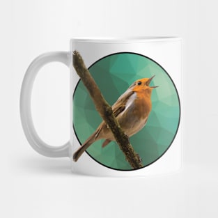 Bird on a branch - Feathered Friends - Small Bird on tree - Bird Images, Bird artwork Mug